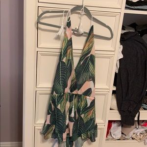 Tropical beach cover up